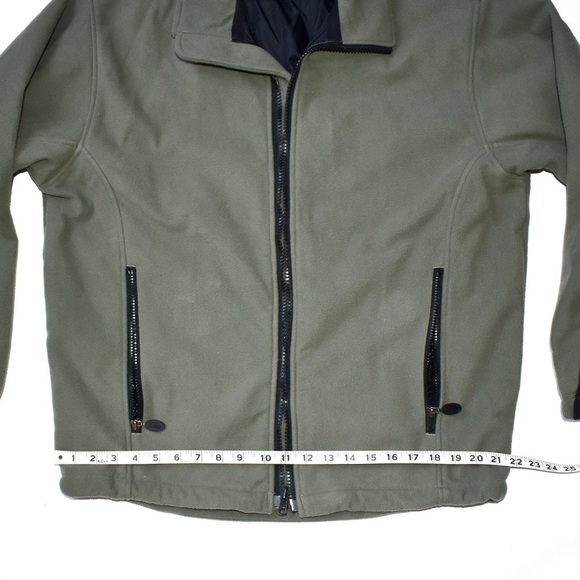 Drift Creek Outdoors fleece outerwear jacket army green sage - Picture 3 of 10